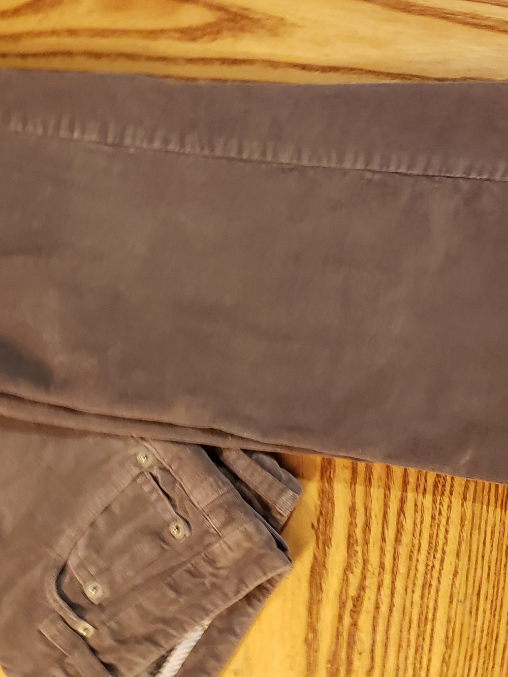 Womens Size 4r Ryan Fit Banana Republic Taupe Corduroy Boot Cut Pants - Picture 4 of 7